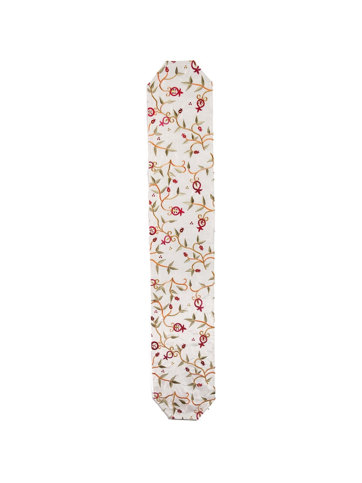 Yair Emanuel Embroidered Pomegranates Runner (Choice of Colors)